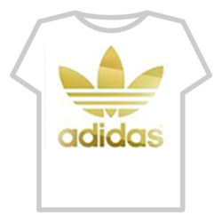 Adidas shirt gold