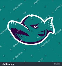 Angry fish
