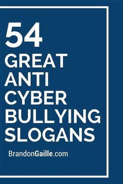 Anti bullying slogans