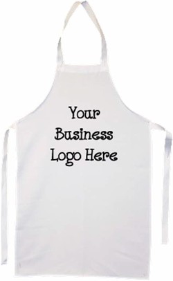 Aprons with company