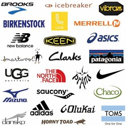 Athletic footwear brands