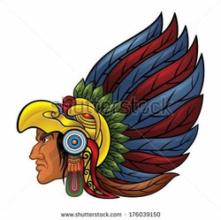 Aztec eagle warrior