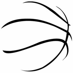 Basketball outline