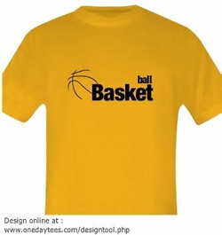 Basketball t shirt