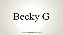 Becky g