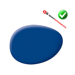 Blue oval
