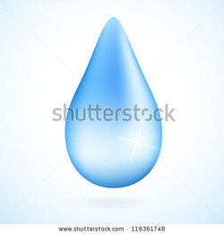 Blue tear drop face