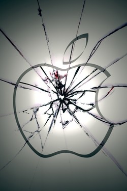 Broken apple