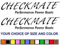Checkmate boat
