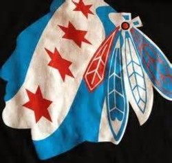 Chicago flag blackhawks