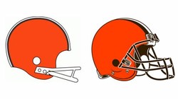 Cleveland browns helmet