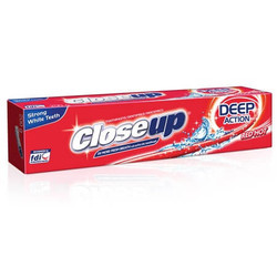 Close up toothpaste