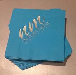 Cocktail napkins with
