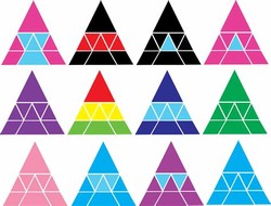 Coloured triangle
