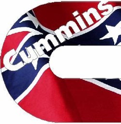 Confederate flag cummins