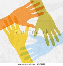 Connecting hands