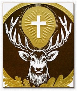 Deer and cross