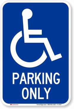 Disabled parking