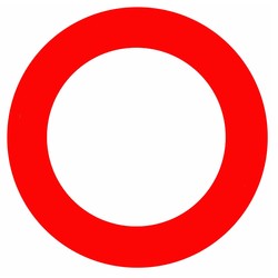 E in a circle
