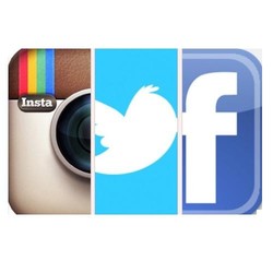 Facebook instagram twitter