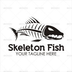 Fish skeleton