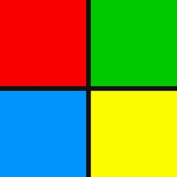 Four yellow squares