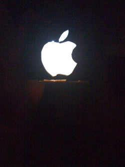 Glowing apple