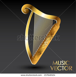 Gold harp