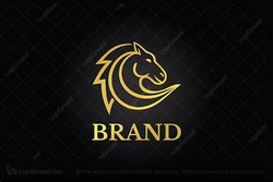 Gold horse