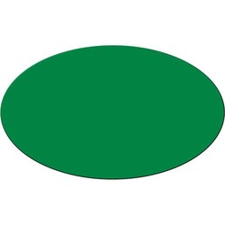 Green oval