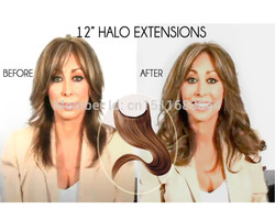 Halo hair extensions