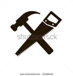 Hammer and saw