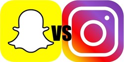 Instagram and snapchat