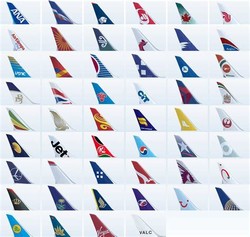 International airline tail
