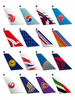 International airline tail