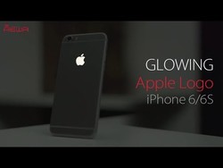 Iphone glowing apple