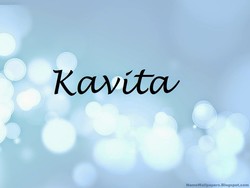 Kavita name