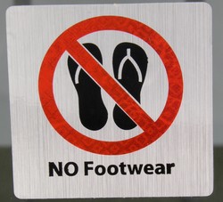 Leave your footwear outside