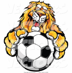 Lion with ball