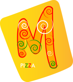 M pizza