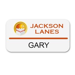 Magnetic name tags with