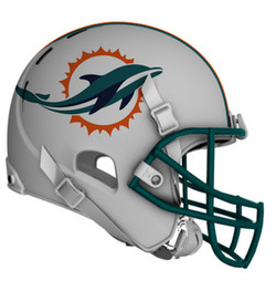 Miami dolphins helmet
