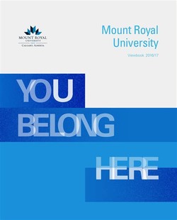 Mount royal university