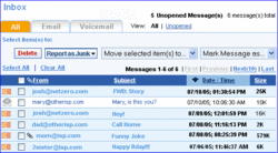Netzero com message center