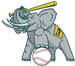 Oakland athletics elephant