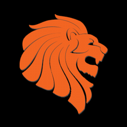 Orange lion