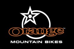 Orange mountain bikes