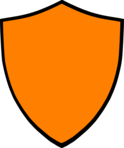 Orange shield