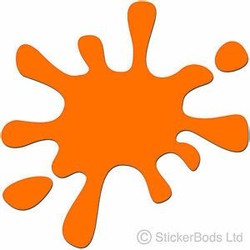 Orange splat