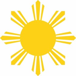 Philippine flag sun